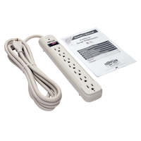 TLP712 TRIPP LITE SURGE PROTECTOR STRIP 120V 7 OUTLET 12FT CORD 1080 JOULE